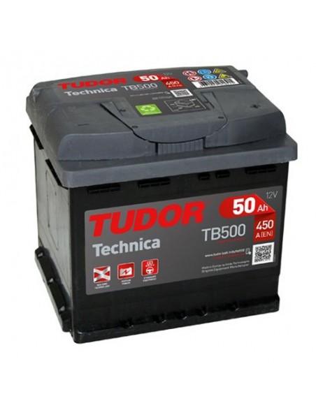 BATERIA TUDOR TECHNICA 50Ah + Derecha - TB500