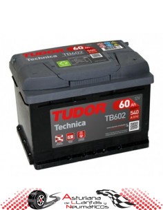 BATERIA TUDOR TECHNICA 60Ah + Derecha - TB602