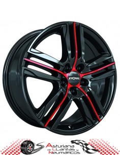 Llantas Ronal R57 Black/Red