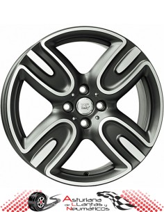 LLantas WSP Italy W1655 TROIA - Negro Mate / Pulido