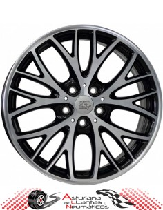 LLantas WSP Italy W1658 BEIJING- Negro brillo/Pulido