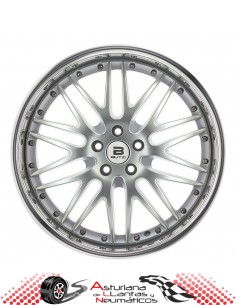Llantas BUTZI ALESIA- Plata/Garganta Pulida
