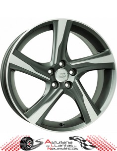 Llantas WSP Italy RIAD12VL58- Gunmetal mate/pulido