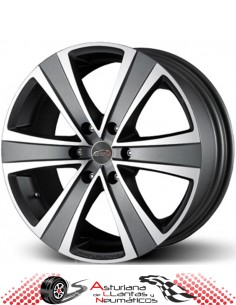 Llantas MATRIX FUOCO 6- Titanio Frente/pulido