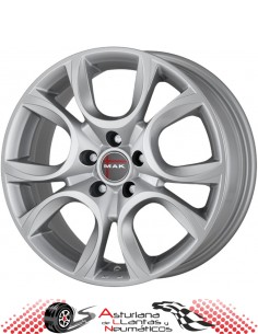 Llantas MAK TORINO- Plata