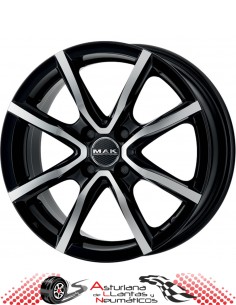 Llantas MAK MILANO 4- Negro/pulido