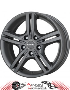 Llantas MAK VELOCE- Titanio Mate