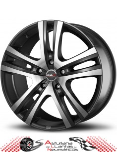 Llantas MAK ARIA- Gunmetal Frente/pulido