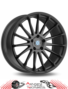 LLANTAS BEYERN AVIATIC - Gris Mate Borde Negro Brillante