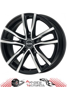 Llantas MAK MILANO - Negro/pulido