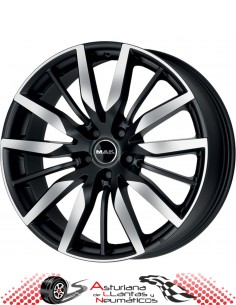Llantas MAK BARBURY - Negro Mate Frente/pulido