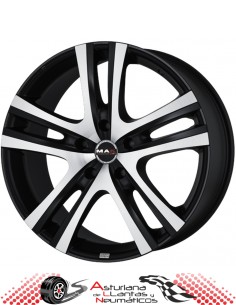 Llantas MAK ARIA - Negro Mate Frente/pulido