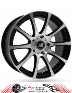 LLANTAS RACER EVO - Negro satinado/Pulido