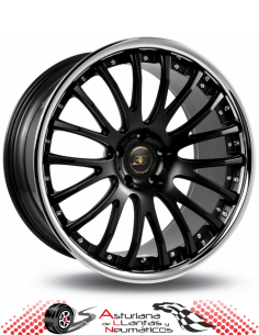 LLANTAS INFINY INDIVIDUAL KLATZ 32 - Negro mate/Inox