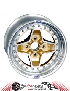 Llantas Braid Serie 2RC - Oro/Pulido