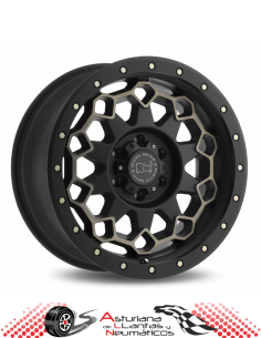 Llantas BLACK RHINO DIAMANTE- Negro mate/pulido titanio