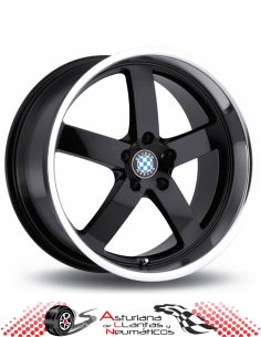 LLANTAS BEYERN RAPP - Negro brillante borde pulido