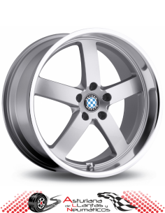 LLANTAS BEYERN RAPP - Plata/pulido