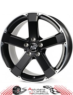 Llantas MSW 45 - Negro/pulido