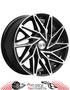 LLANTAS 1AV ZX10 TRANSIT - Negro/Pulido